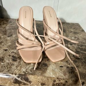 Prettylittlethings strap heels